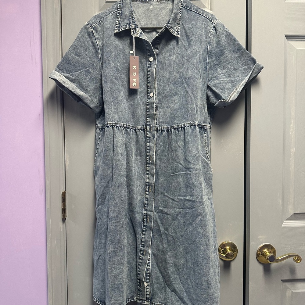 KDF Denim Blue Dress
